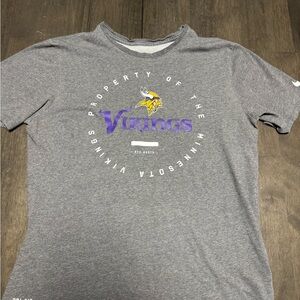 Nike Gray Minnesota Vikings Short Sleeve Tee